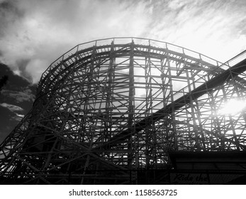 265 Black And White Roller Coaster Stock Photos, Images & Photography 