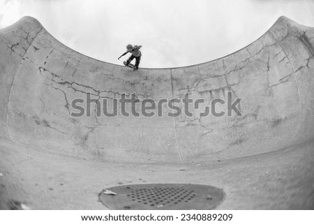 Similar – Image, Stock Photo bomb drop Snowboard Action