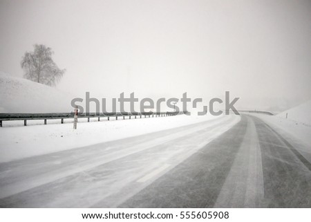 Similar – blow snow Landscape Winter