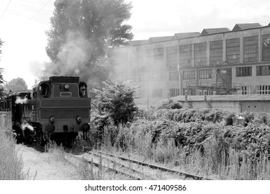 View Antique Restored Steam Locomotive Blowing Stock Photo (Edit Now