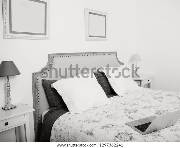 Black White Still Life View Home Royalty Free Stock Image