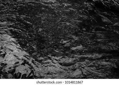 black and white stream