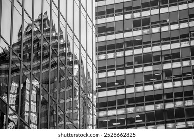 Black and white street building in Montreal Canada - Powered by Shutterstock