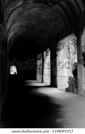 under the arcades