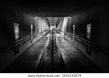 Similar – the tunnel Deserted Tunnel