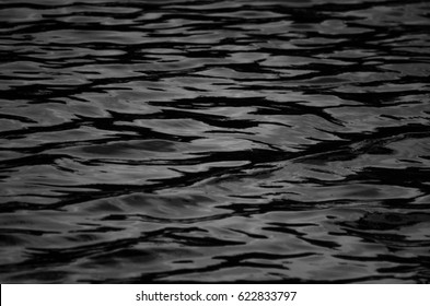 Black And White Water Wave Texture