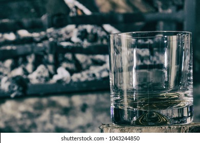 Black And White Whiskey By The Fire