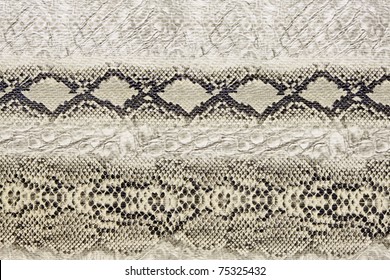 Black And White Wild Snake Skin Pattern