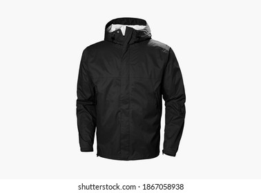 Black winter jacket for men 