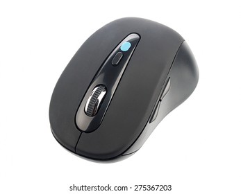 Black Wireless Computer Mouse