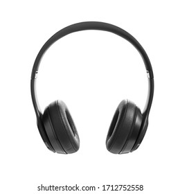 Black wireless headphone on white background. Headphone isolated on a white background, product photography, picture, beats solo