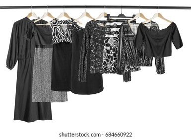 Clothing Rack Black White Hd Stock Images Shutterstock
