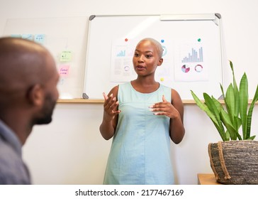 A Black Woman Explains To Coworker During Office Presentation