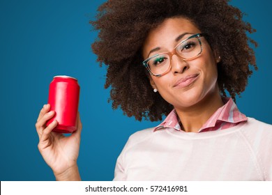 Black Woman Holding A Coke