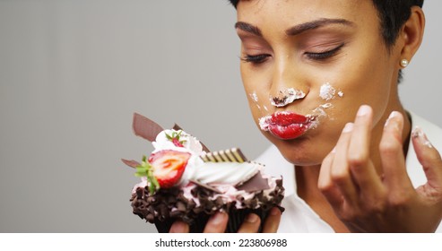 Eating Cake Images Stock Photos Vectors Shutterstock