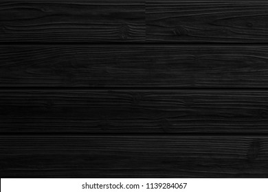 Black Wood Fence Pattern And Seamless Background