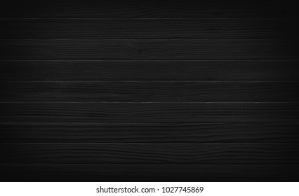 Black Wood Plank Texture. Dark Wooden Background