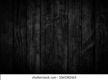 Black wood texture background coming from natural tree. Dark black Wooden panel with beautiful patterns. Space for work