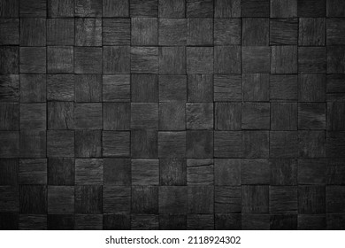 Black Wood Wall Background, Plank Panel For Room Design