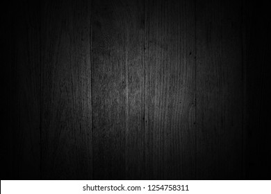 Black Wooden Background Texture