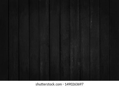 Black Wooden Wall Background Texture Dark Stock Photo 1490263697 ...