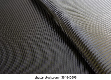 Black Woven Carbon Fiber Composite  Texture For Reinforcement Car Parts.