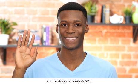 Black Man Saying Hello High Res Stock Images Shutterstock