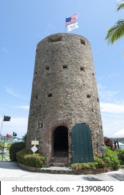 Blackbeard's Castle is a historic watchtower built in 1679 in Charlotte Amalie town on St. Thomas island (U.S. Virgin Islands).
