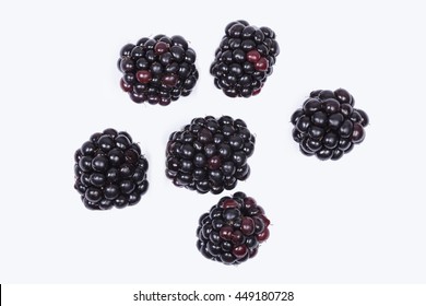 Blackberries Isolated