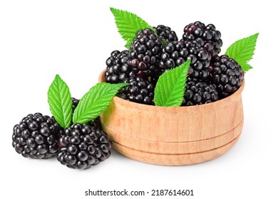 Brambleberry Raspberry Or Dewberry Isolated Berry Stock