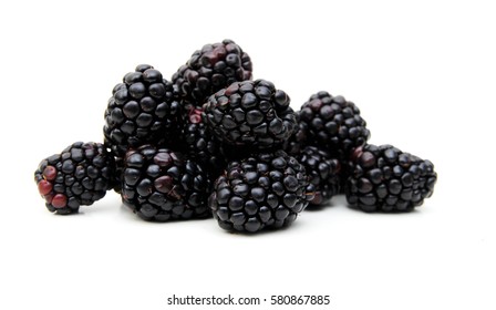 Blackberry, isolated on white
