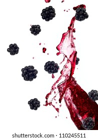 Blackberry Juice Splash