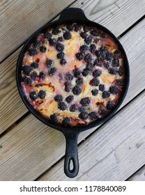 Blackberry And Peach Cobbler