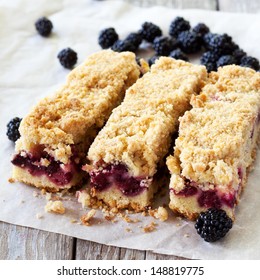 Blackberry Pie Bars