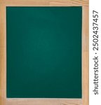 Blackboard. Back to school. Old green school board vertical