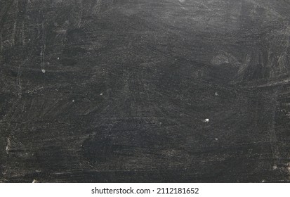 Green Blackboard Chalkboard texture.Empty blank black dirty school board  wall banner background backdrop with traces of chalk  text.Class,Cafe,bakery,restaurant menu template wallpaper. DIY. Lettering  Stock Photo