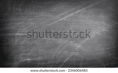 Blackboard with white chalk scratch background