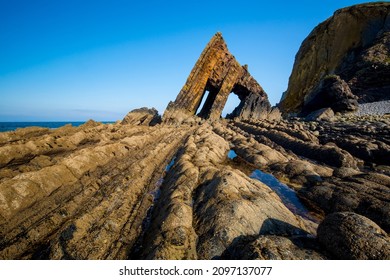 Blackchurch Rock , North Devon Coast. UK