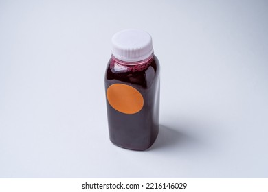 Blackcurrant Drink In A Plastic Bottle