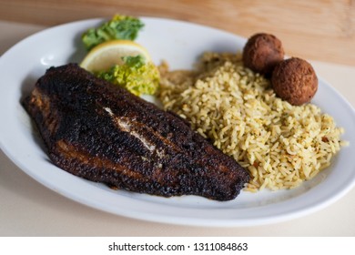 Blackened Catfish Plate