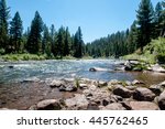 Blackfoot river in Montana USA