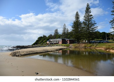 Blackhead Beach, New South Wales/Australia- May 25th 2018: Blackhead Surf Lifesaving Club