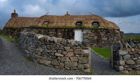 Blackhouse Village In The Outer Hebrides