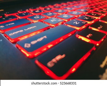 Blacklight Keyboard For Gaming