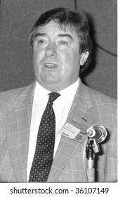 BLACKPOOL, ENGLAND-SEPTEMBER 4: Campbell Christie, General Secretary Of The Scottish Trades Union Congress, Visits Congress On September 4, 1989 In Blackpool, Lancashire.