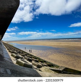 UK’s Blackpool South Shore On A Sunny Summer Day