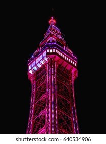 Blackpool Tower With Lights