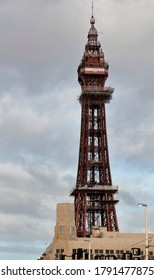 Blackpool Tower In Blackpool Seaside Town