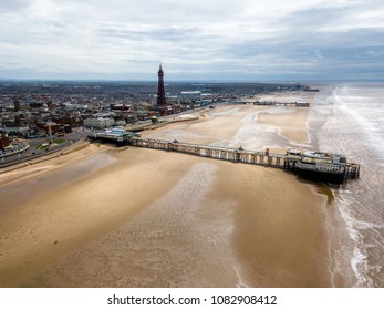 Blackpool View Over The City Skyline 