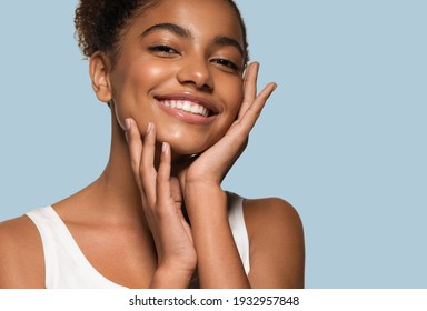 Blackskin Beauty Woman Healthy Happy Smile Clean Skin